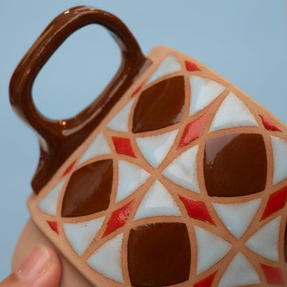 tulip mug in brown